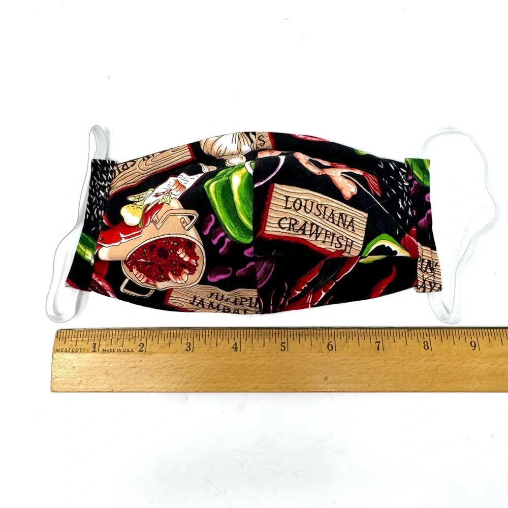 Face mask, 4 layers of cotton fabric, size adult, NWOT